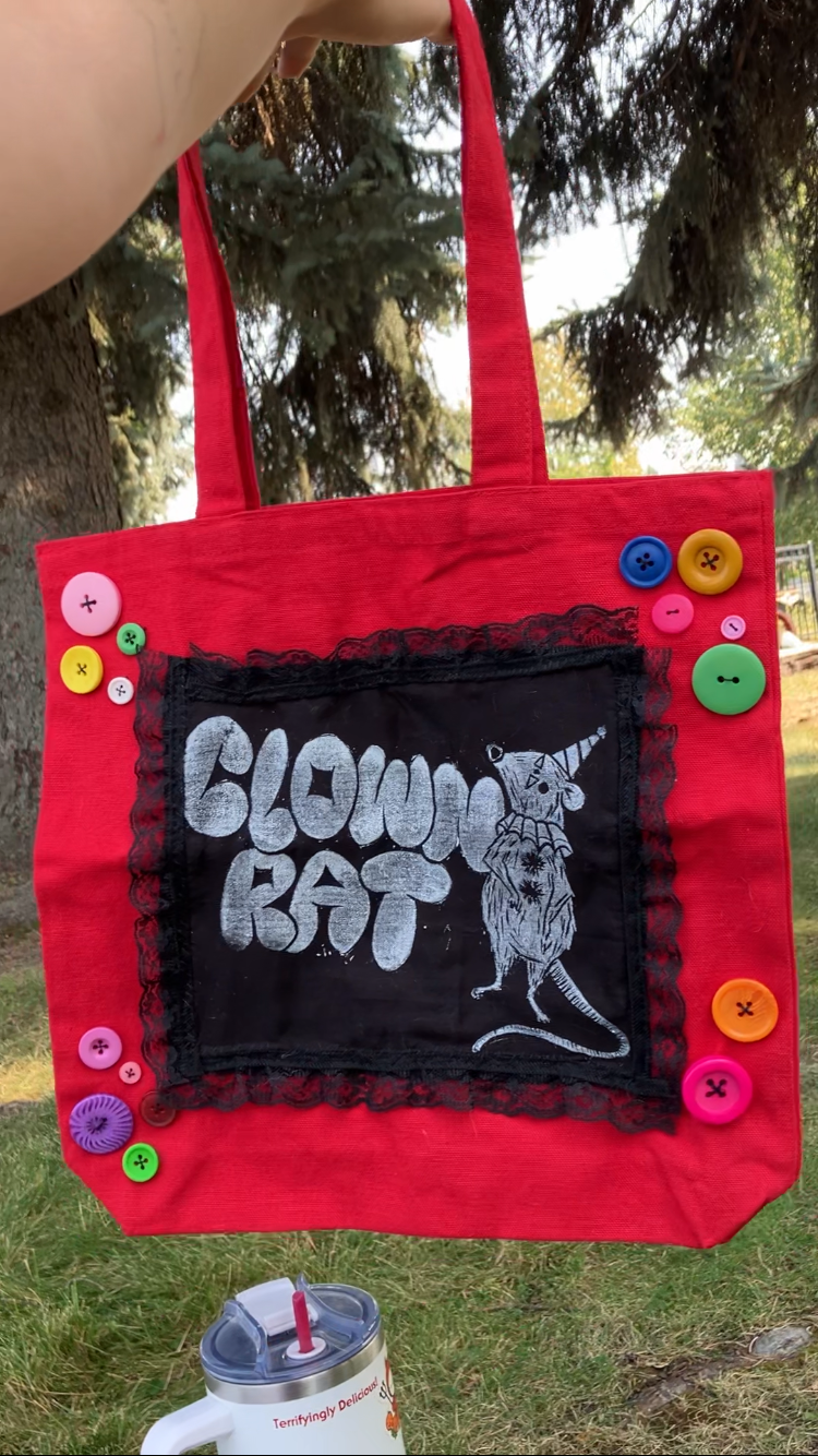 Clown RAT tote