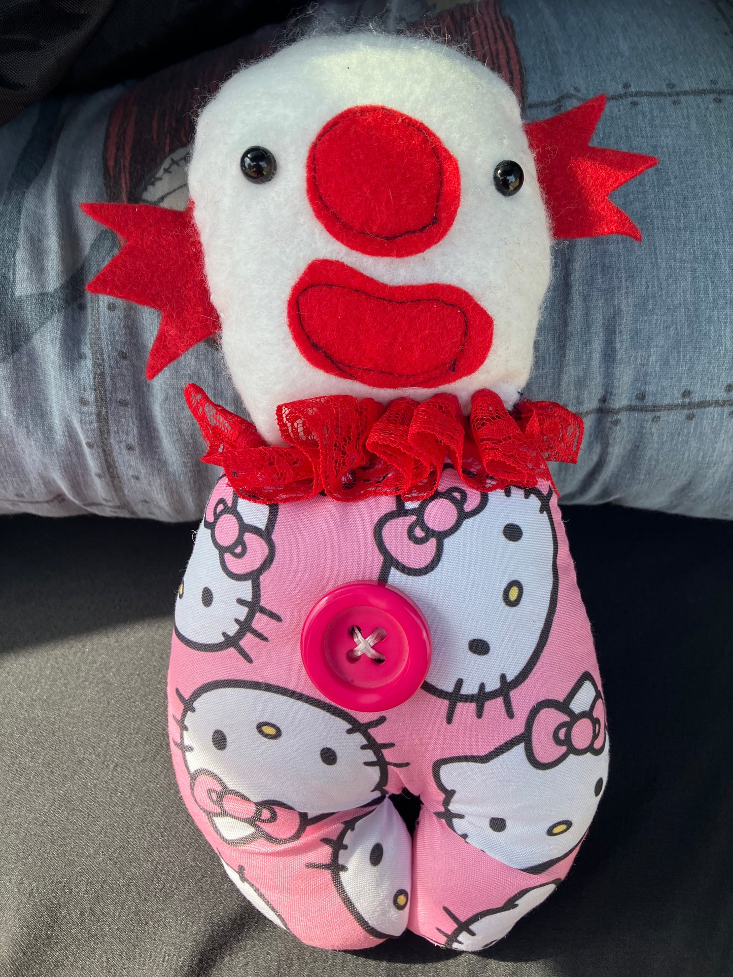 Hello kitty clown doll