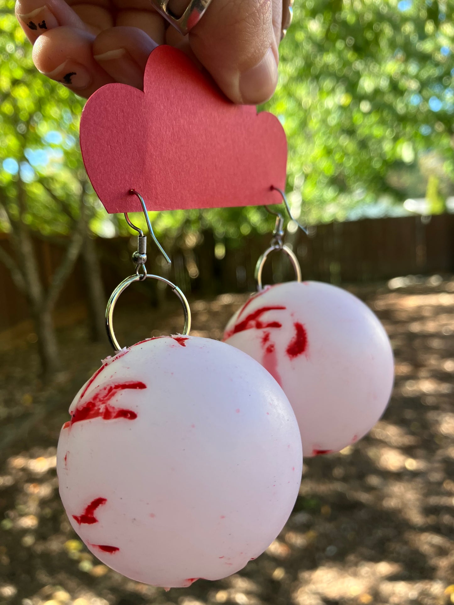 Big eyeball earrings