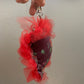 Plush patch keychain