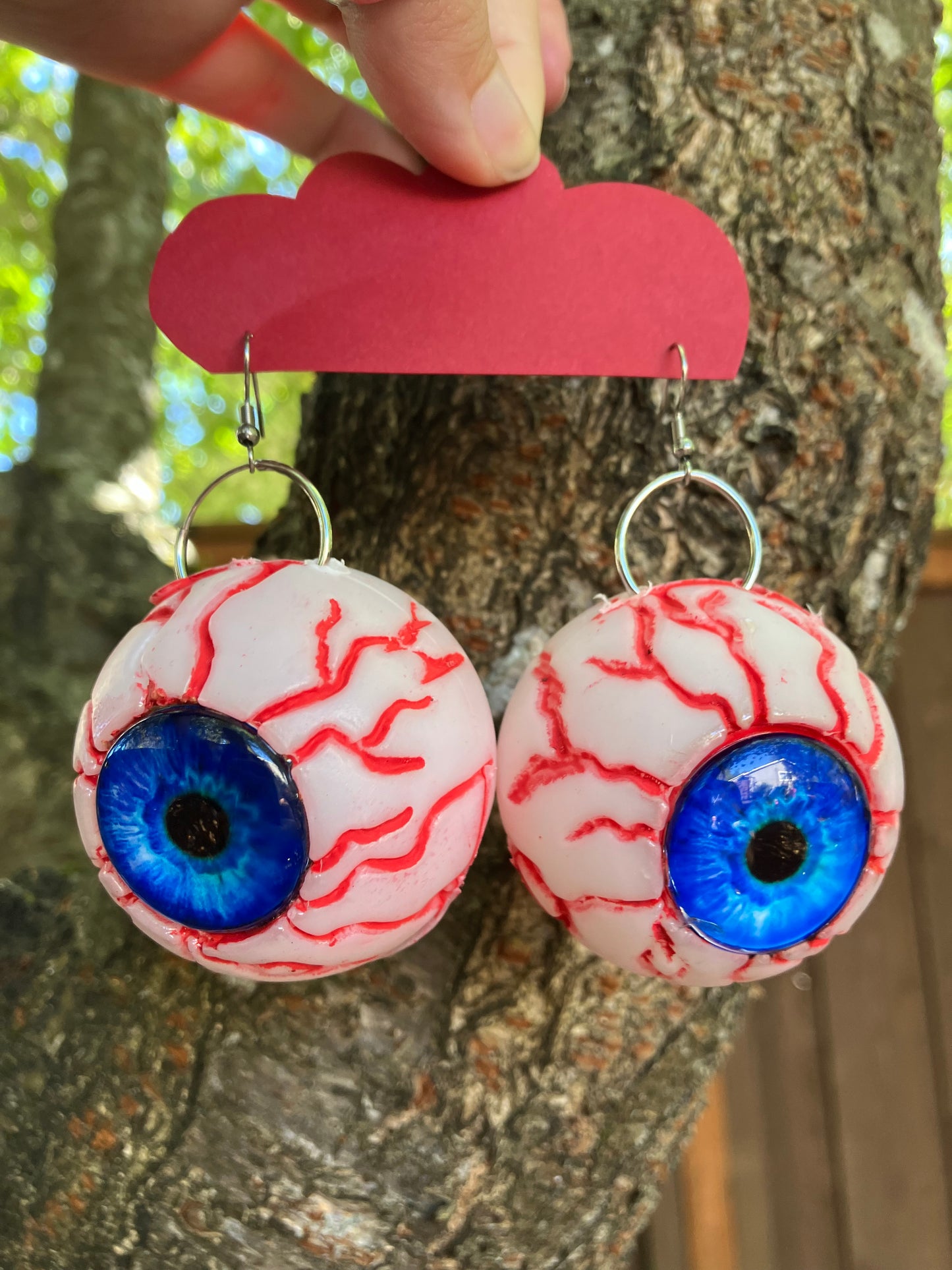 Big eyeball earrings