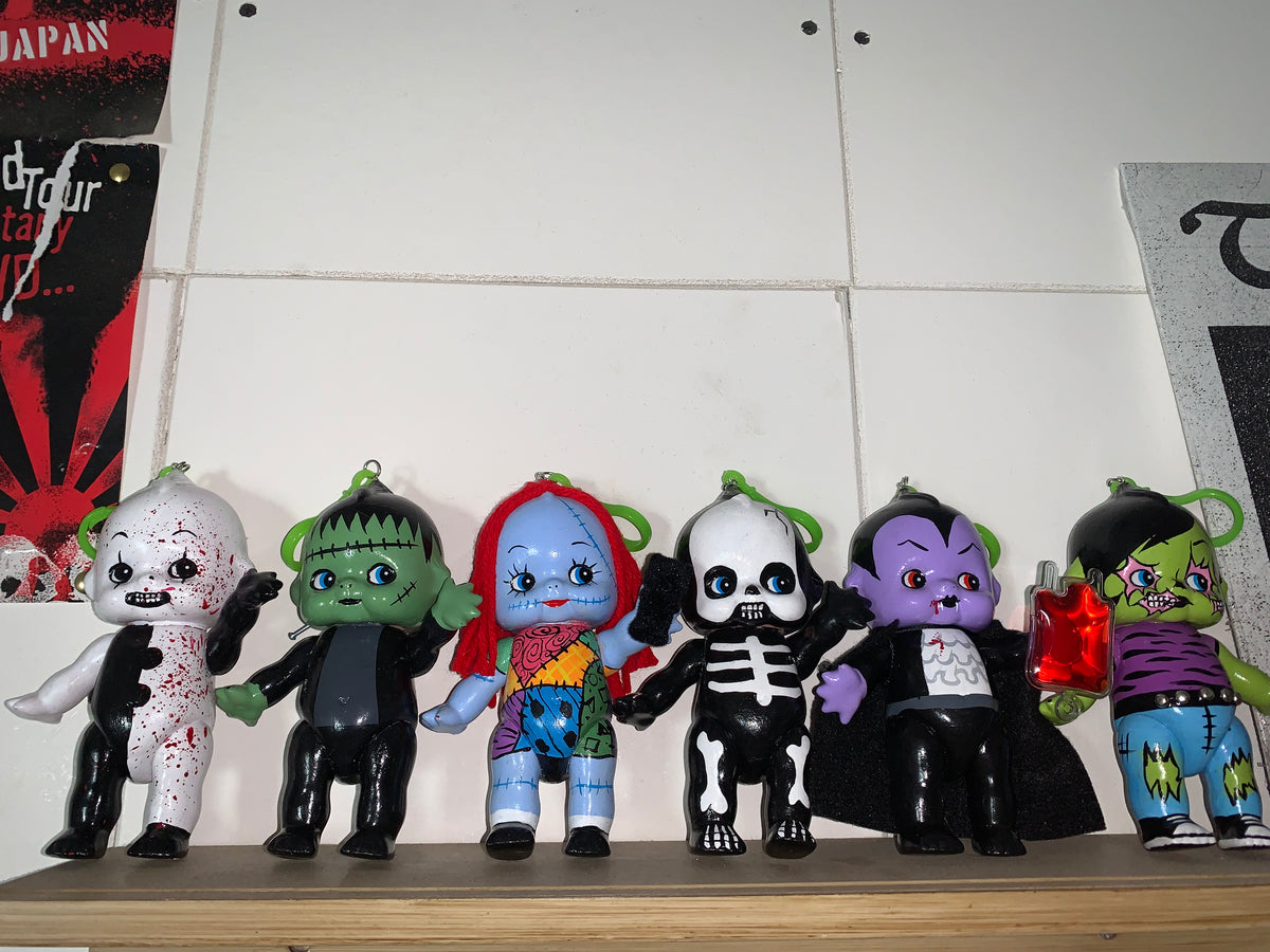 Art the clown kewpie keychain