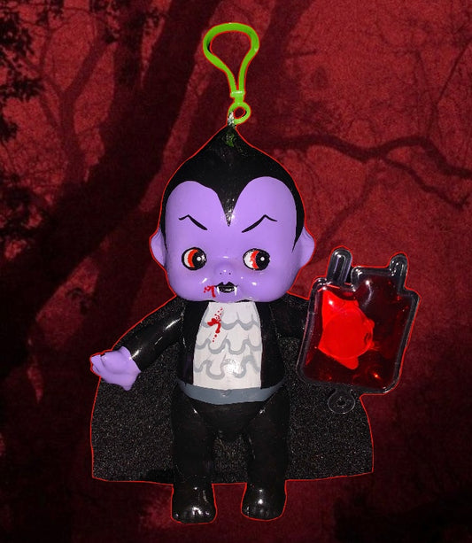 Vampire kewpie keychain