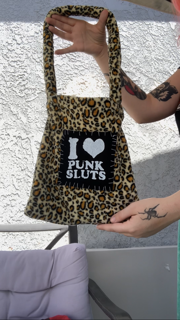 I <3 punk sluts bag