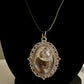 Vintage kitty clown necklace