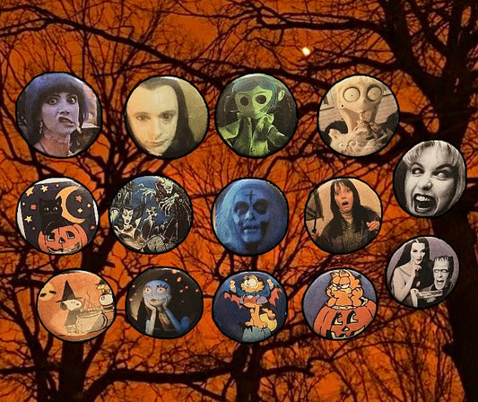 Halloween buttons