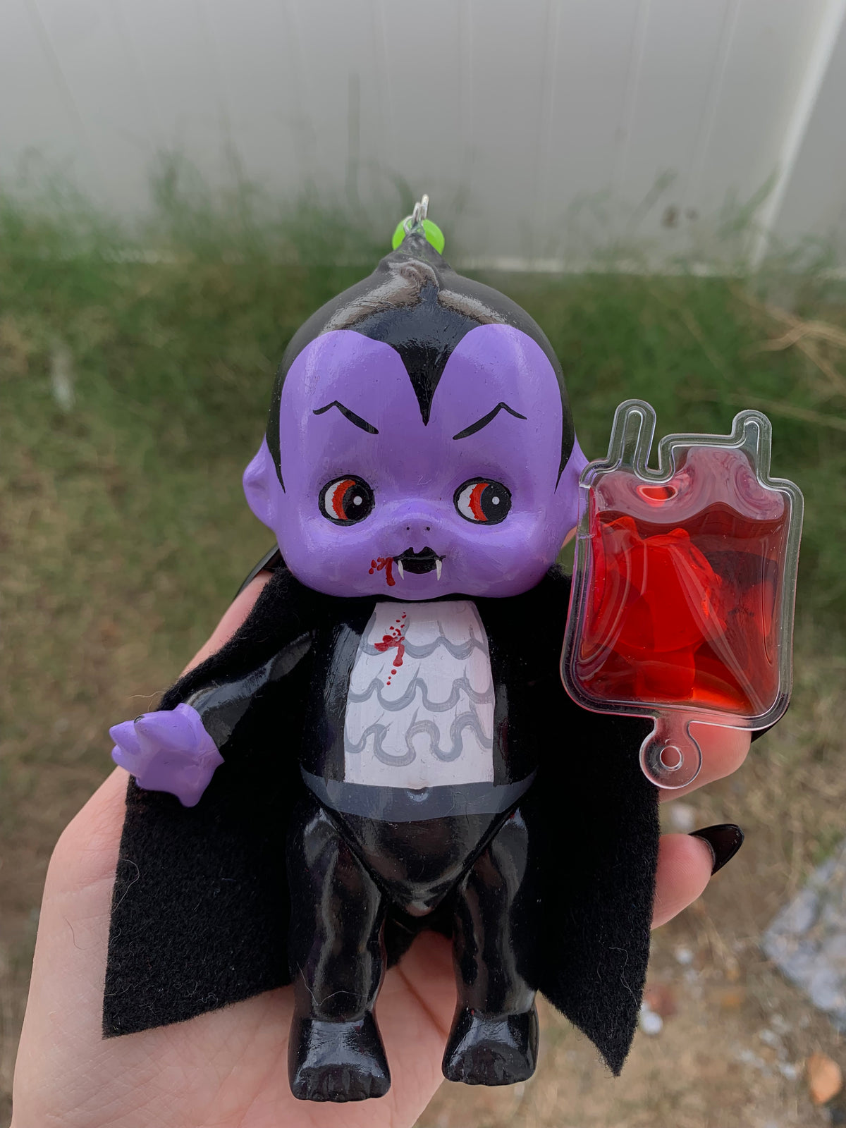 Vampire kewpie keychain