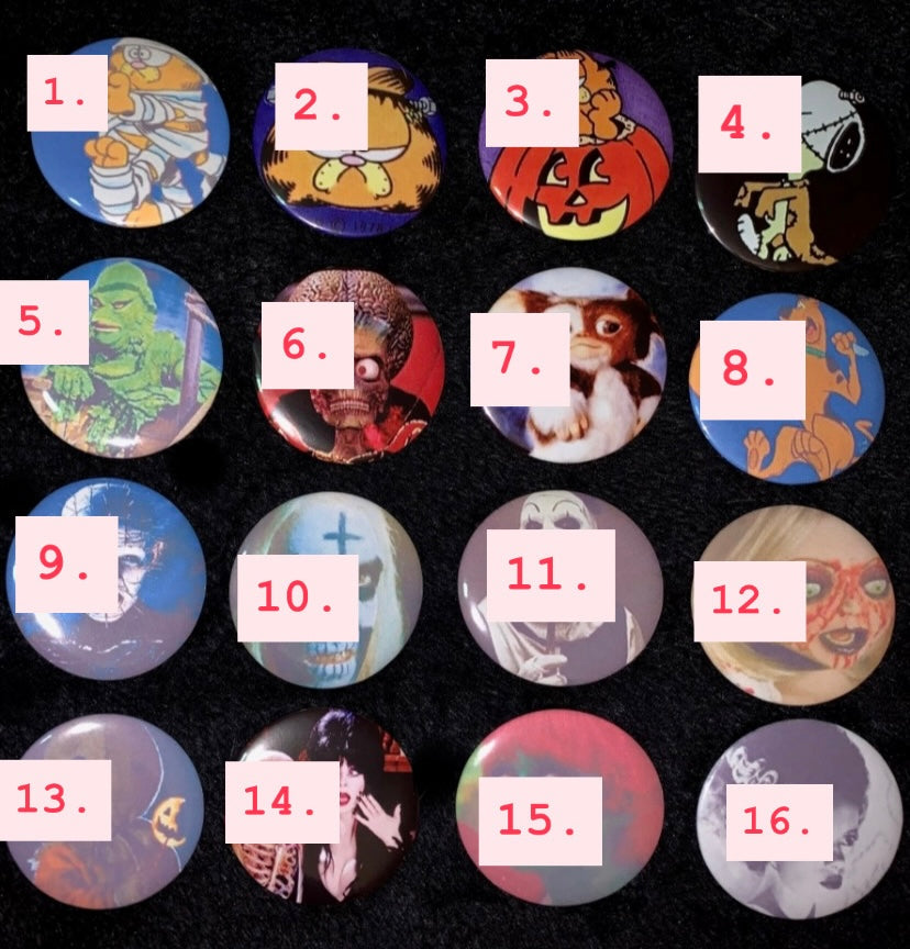“2.25 Halloween pins