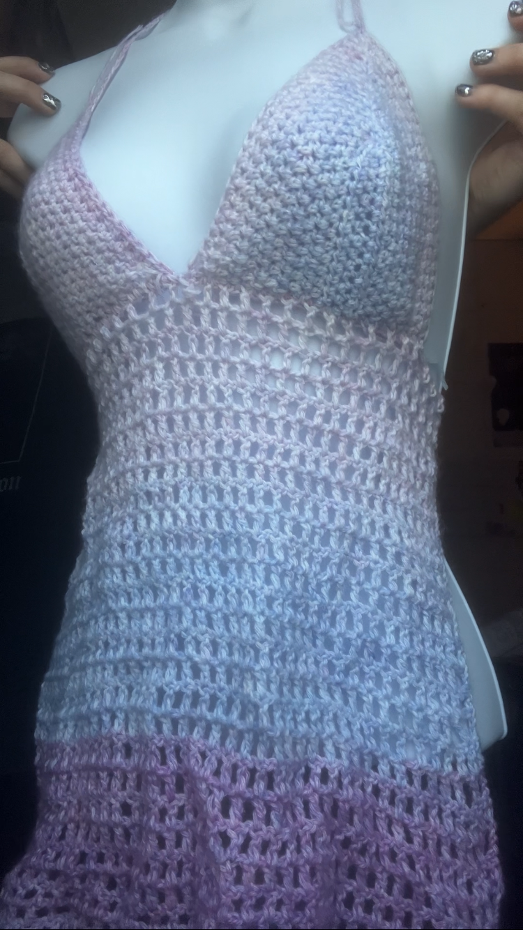 Crotchet backless top