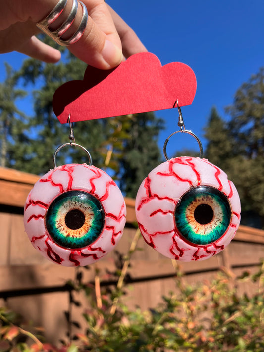Big eyeball earrings