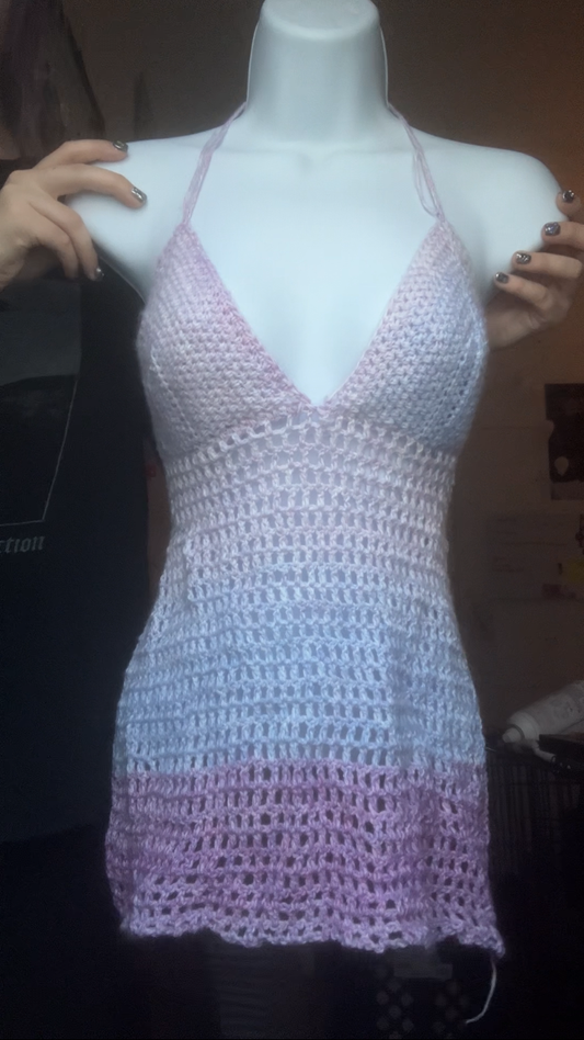 Crotchet backless top