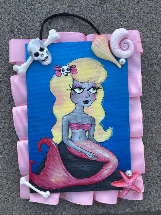 Pink🩷mermaid painting