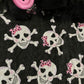 Skulls n buttons purse <3