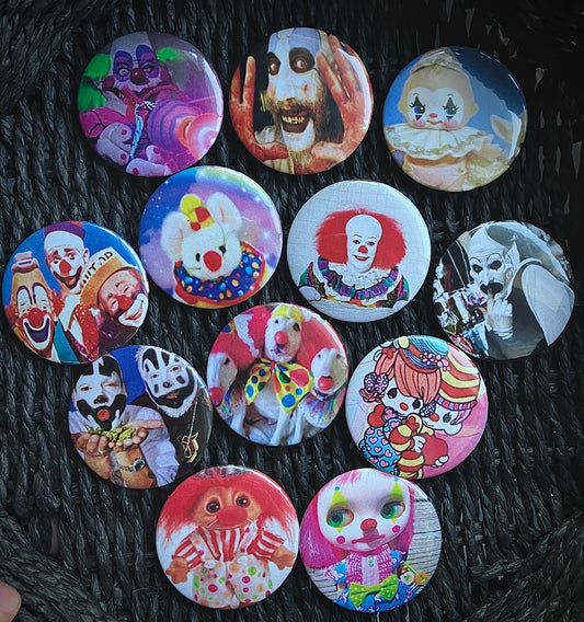 2.25” clown pins