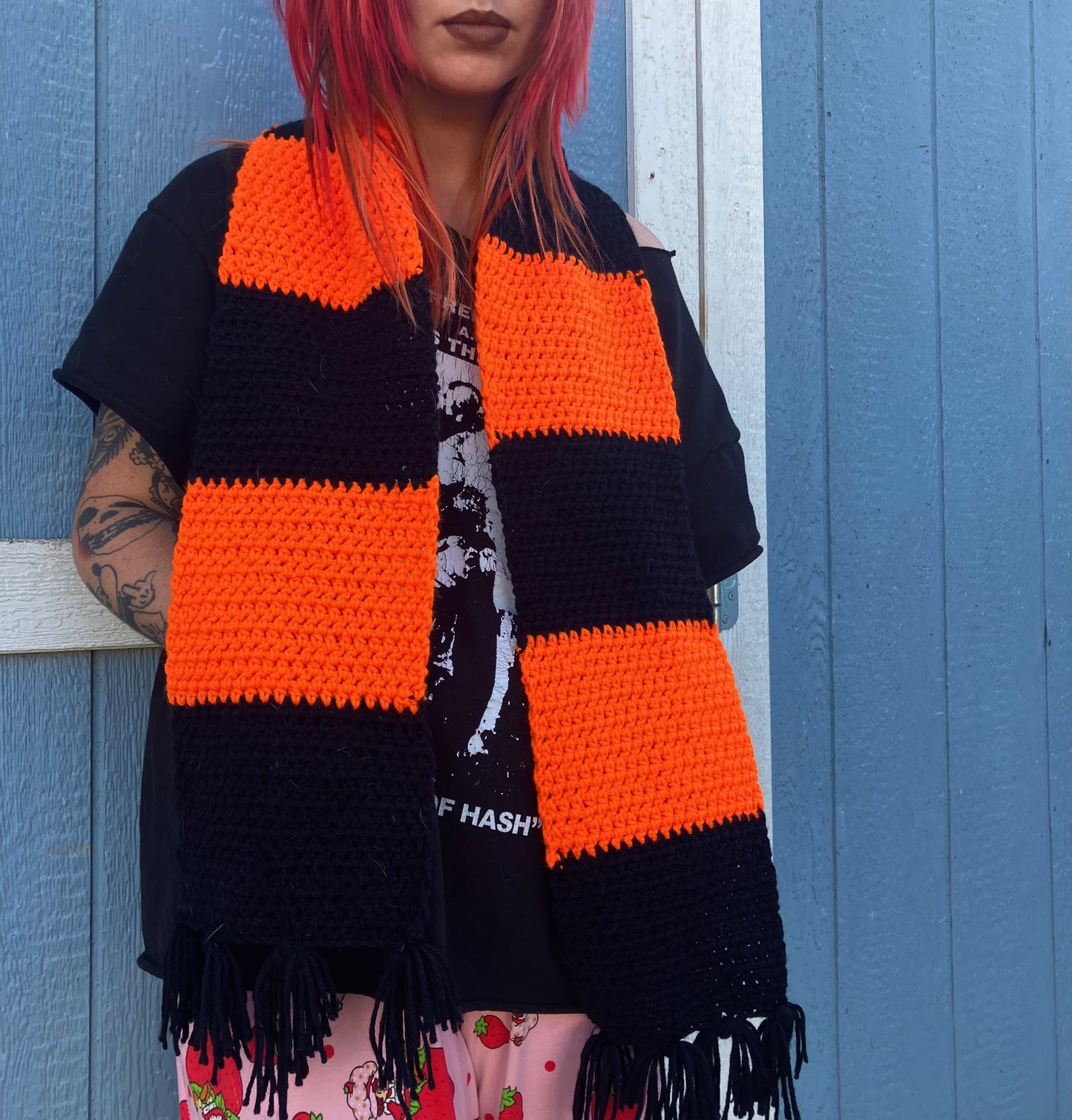 Crotchet scarf