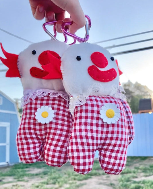 Spring clown keychains🌸