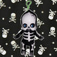Skeleton kewpie keychain