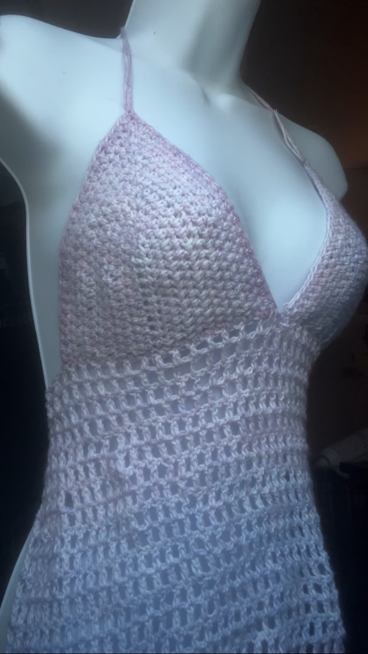 Crotchet backless top