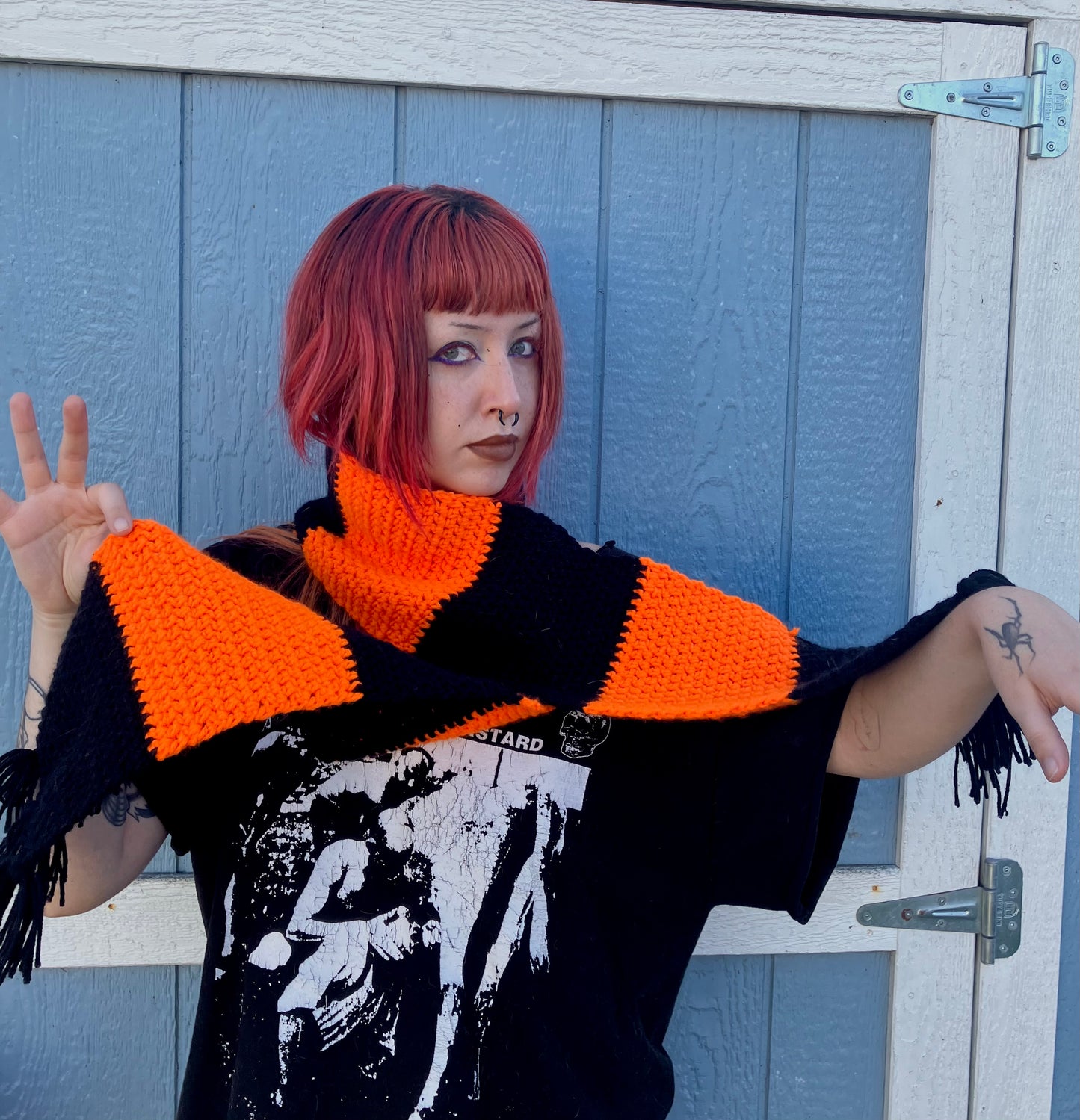Crotchet scarf