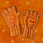 Crotchet kitty gloves