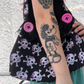 Skulls n buttons purse <3