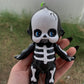 Skeleton kewpie keychain