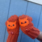 Crotchet kitty gloves