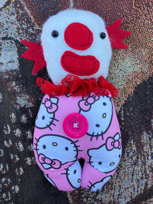 Hello kitty clown doll